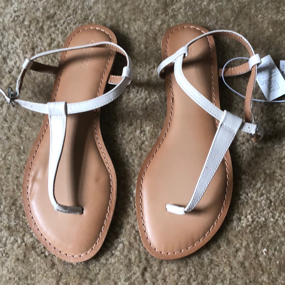 White old navy sandals